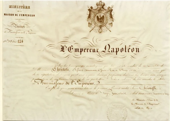 Il était une fois la maison Christofle, fleuron des arts de la table 3 fournisseur officiel de lempire