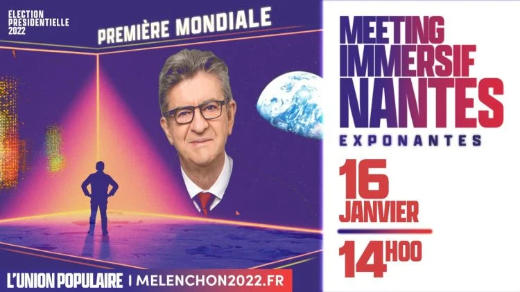 Comment le numérique a propulsé la campagne de Jean-Luc Mélenchon 2 meeting immersif nantes 1