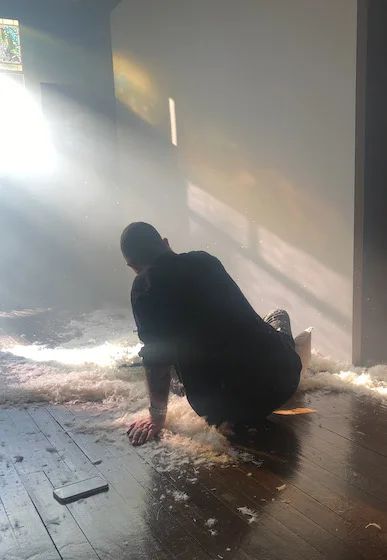 Douglas Gordon avec Alberto Giacometti, pour prendre ses mains 4 douglas gordon 2021 en residence a linstitut giacometti jpg
