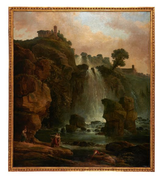 paysage avec les cascatelles de tivoli par hubert robert