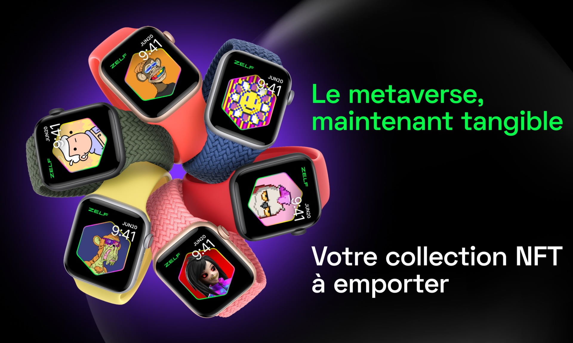 Zelf NFT Apple Watch