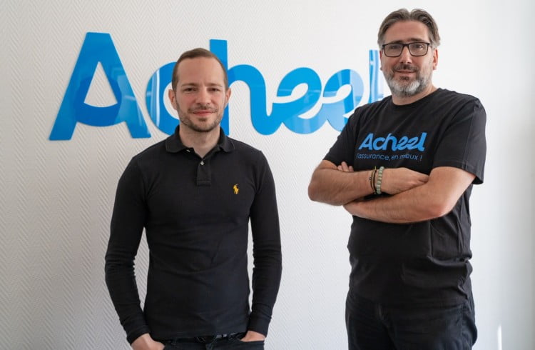 Ralph Ruimy et Francky Défossé, cofondateurs d'Acheel