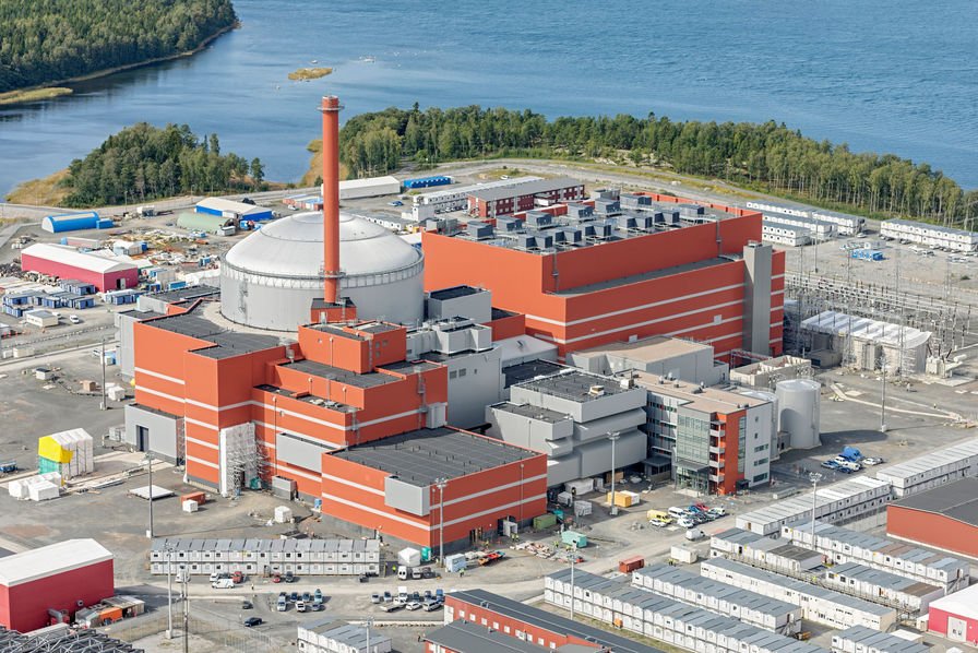 Le réacteur nucléaire de l'EPR finlandais d’Olkiluoto
