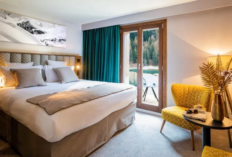 Des idées d'hôtels à la montagne, dans les plus belles stations 5 hotel tetras lodge chambre