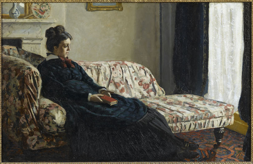 claude monet interieur ou meditation 1870 1871 huile sur toile paris musee dorsay rmn grand palais gerard blot