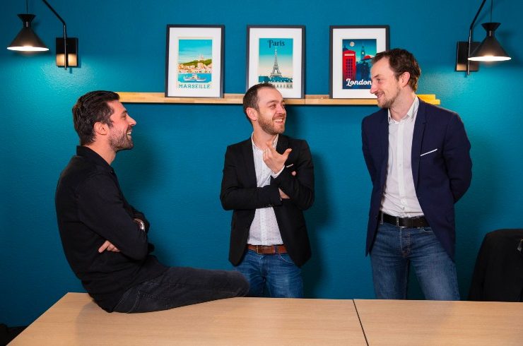 Jérémy Gallemard, Christopher Montémont et Samy Lastmann, cofondateurs de Smart Tribune.