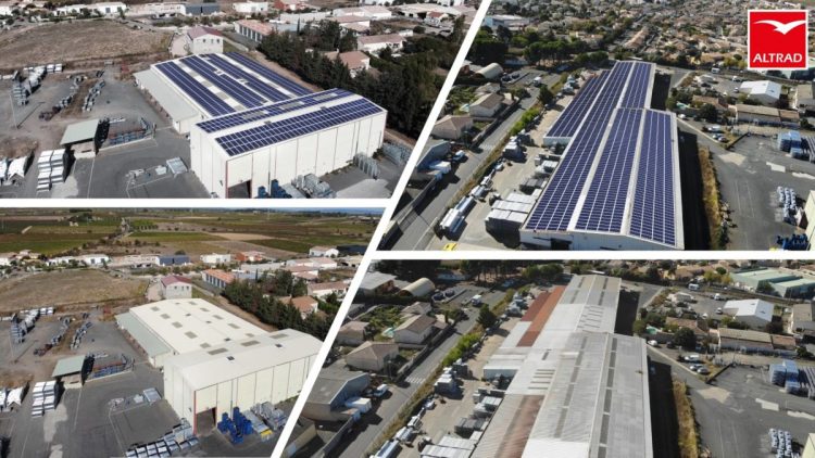 ALTRAD Equipement réduit son empreinte carbone en construisant une centrale solaire photovoltaïque sur son site de Florensac