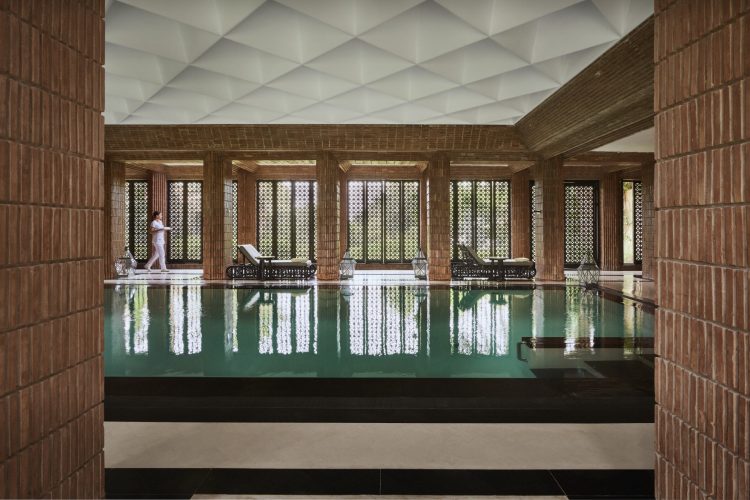 mandarin oriental marrakech spa pool indoor