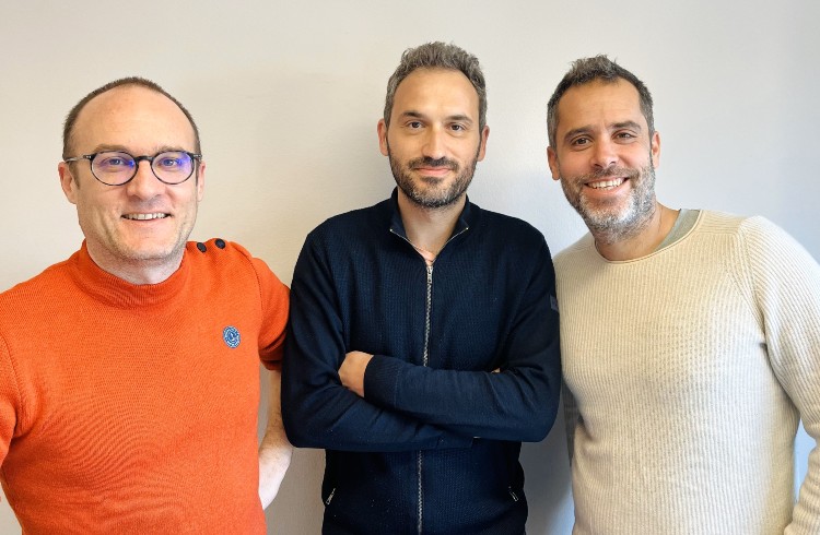 Marc Batty, Vincent Kraus et Simon Bestel, cofondateurs de FEVE.