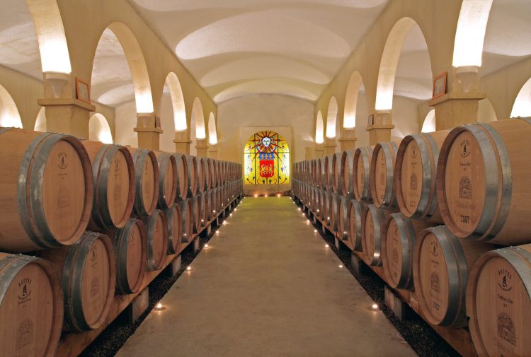chateau de berne13 cellar