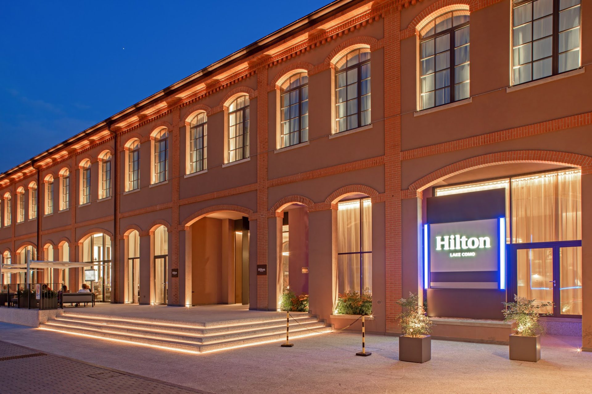 hlc exterior by night