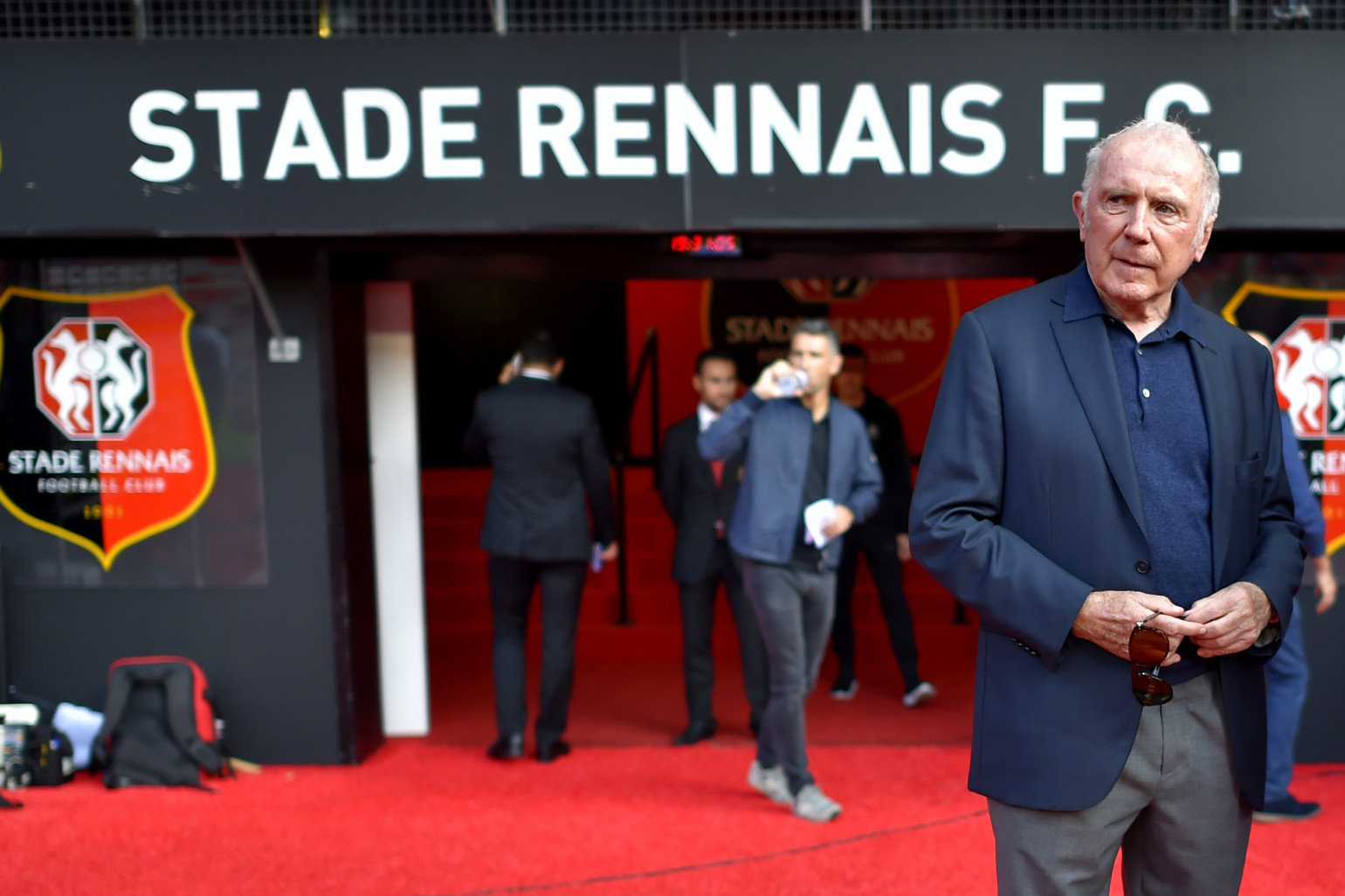 1350397 francois pinault au roazhon park de rennes le 19 aout 2017