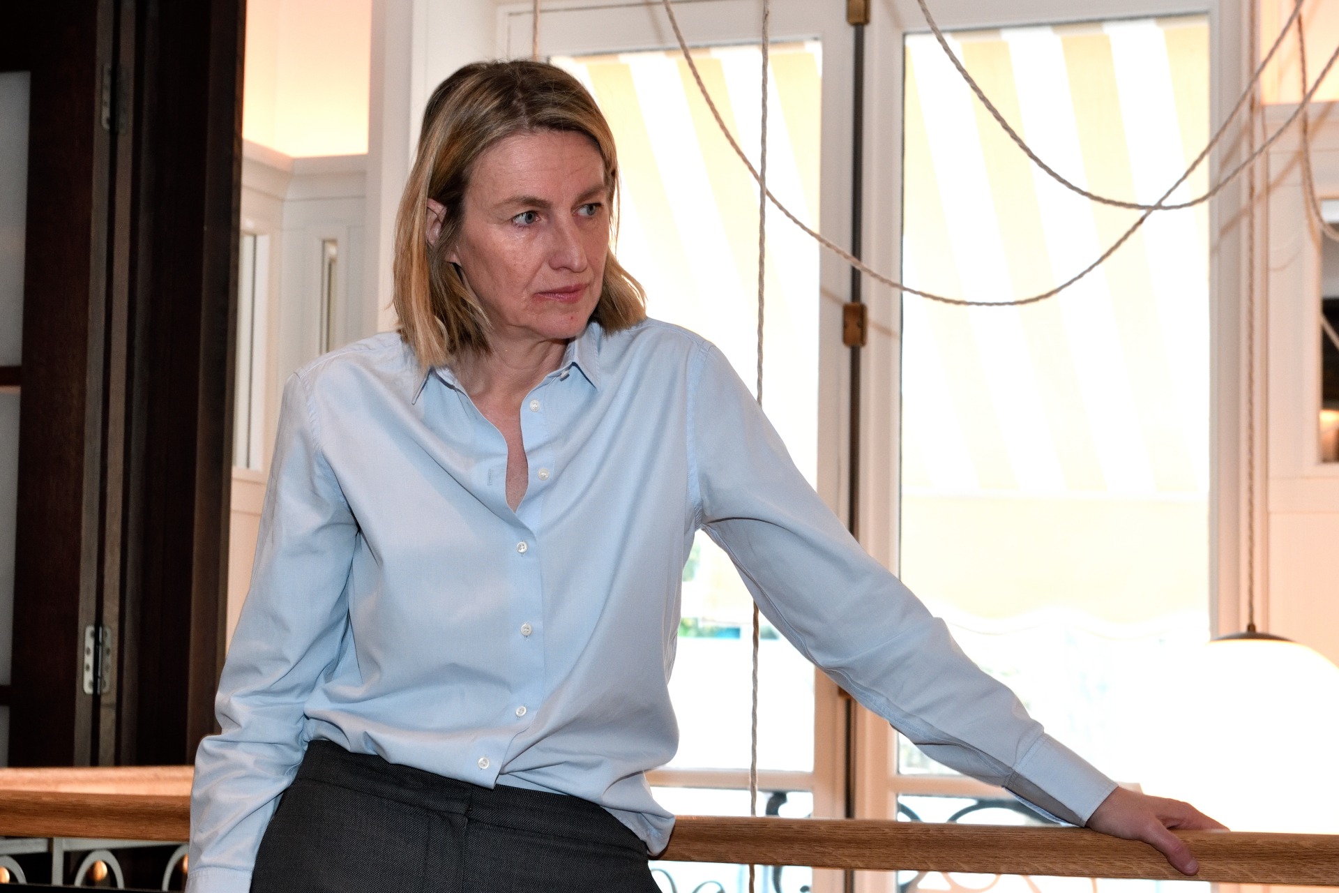 La Ministre chargée du Travail et de l'Emploi Panosyan-Bouvet lors d'un rendez-vous de l'AJIS, le 3 avril 2025, à Paris. (Photo by Thierry NECTOUX/Gamma-Rapho via Getty Images)