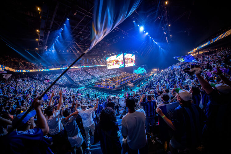 Deuxième jour du Fortnite Global Championship au Groupama Stadium à Lyon / Crédits : @konkolmichal